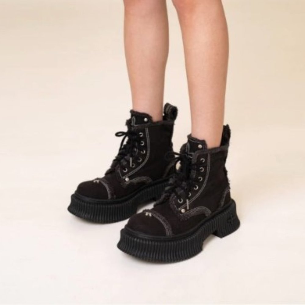 Compass SMFK Dark Biscuit Desert Boots
